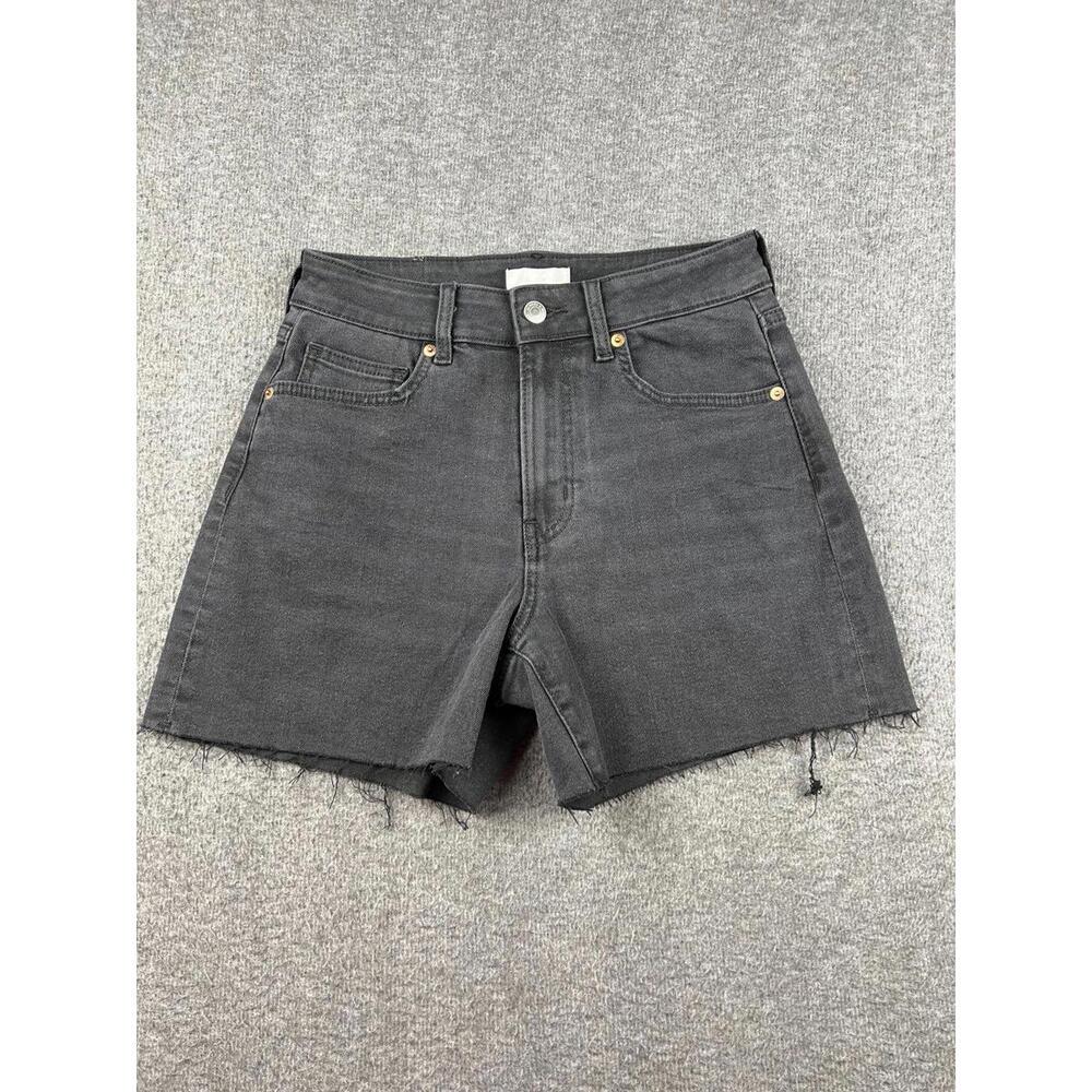 H&M Women's Black Denim Shorts Size US 6